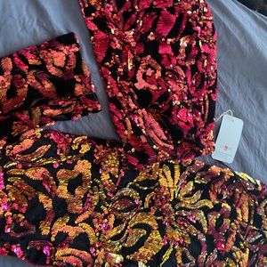 Sequence bandue bra pant set
